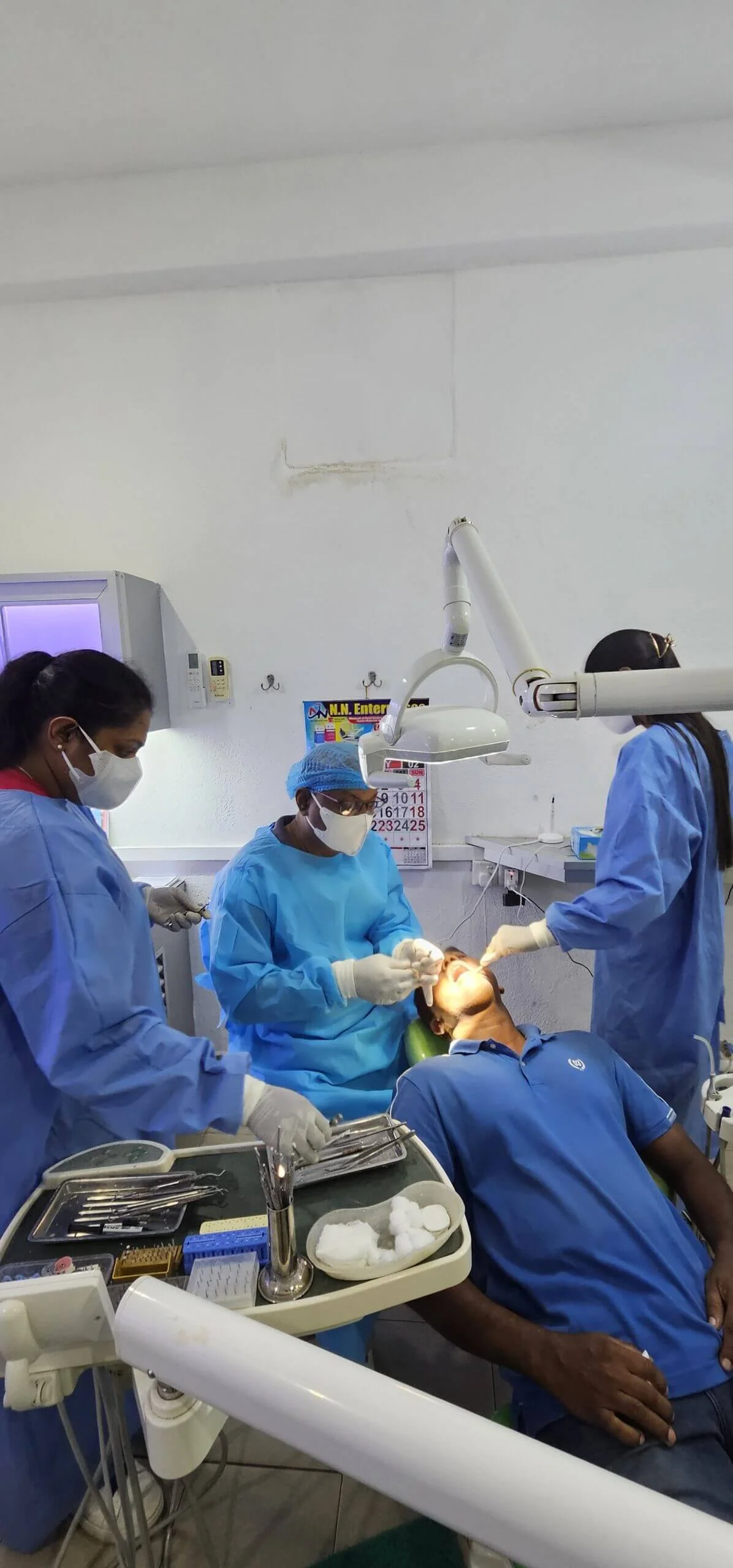Patient care dolamulla dental surgery